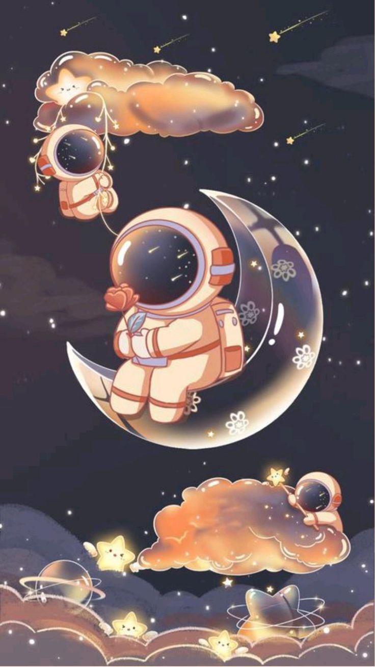 adorable astronaut cute wallpapers