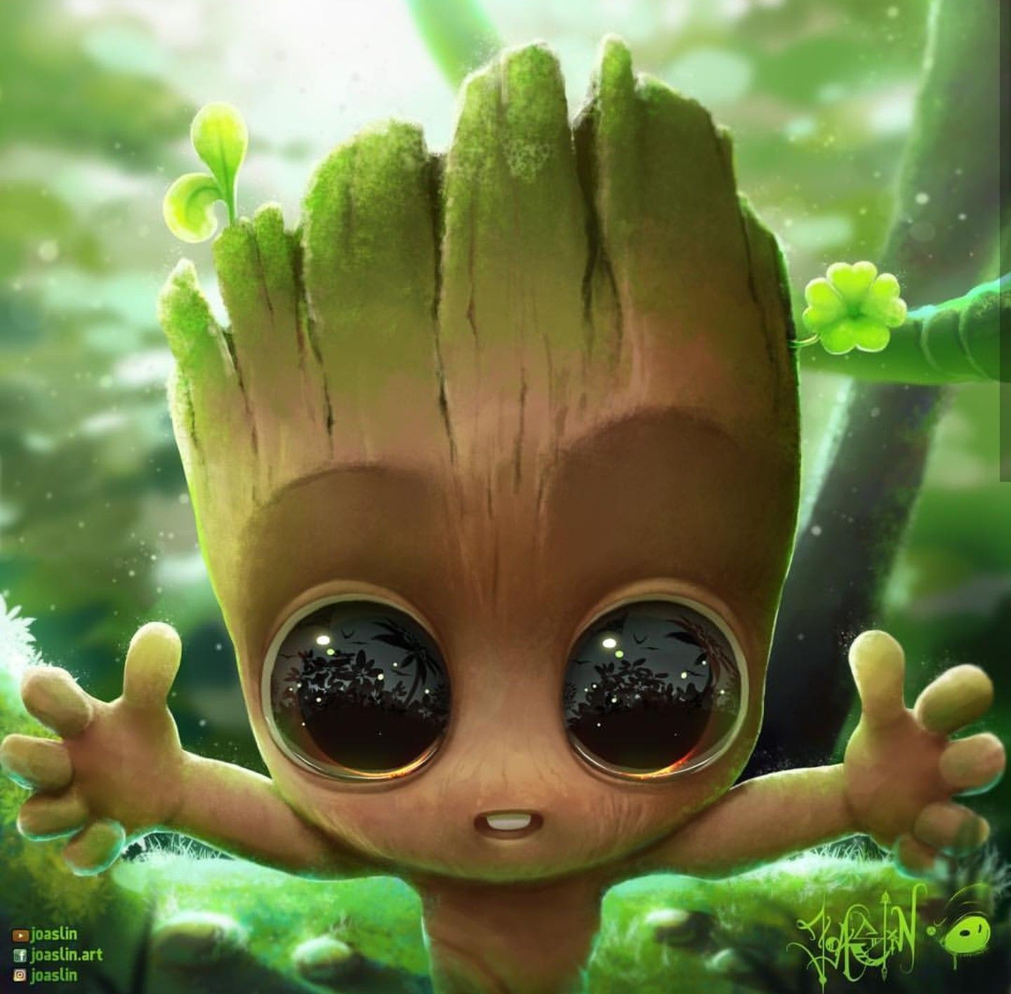 adorable cute Groot wallpapers 0045