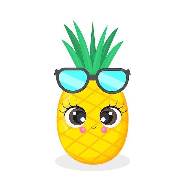 adorable pineapple themed wallpapers