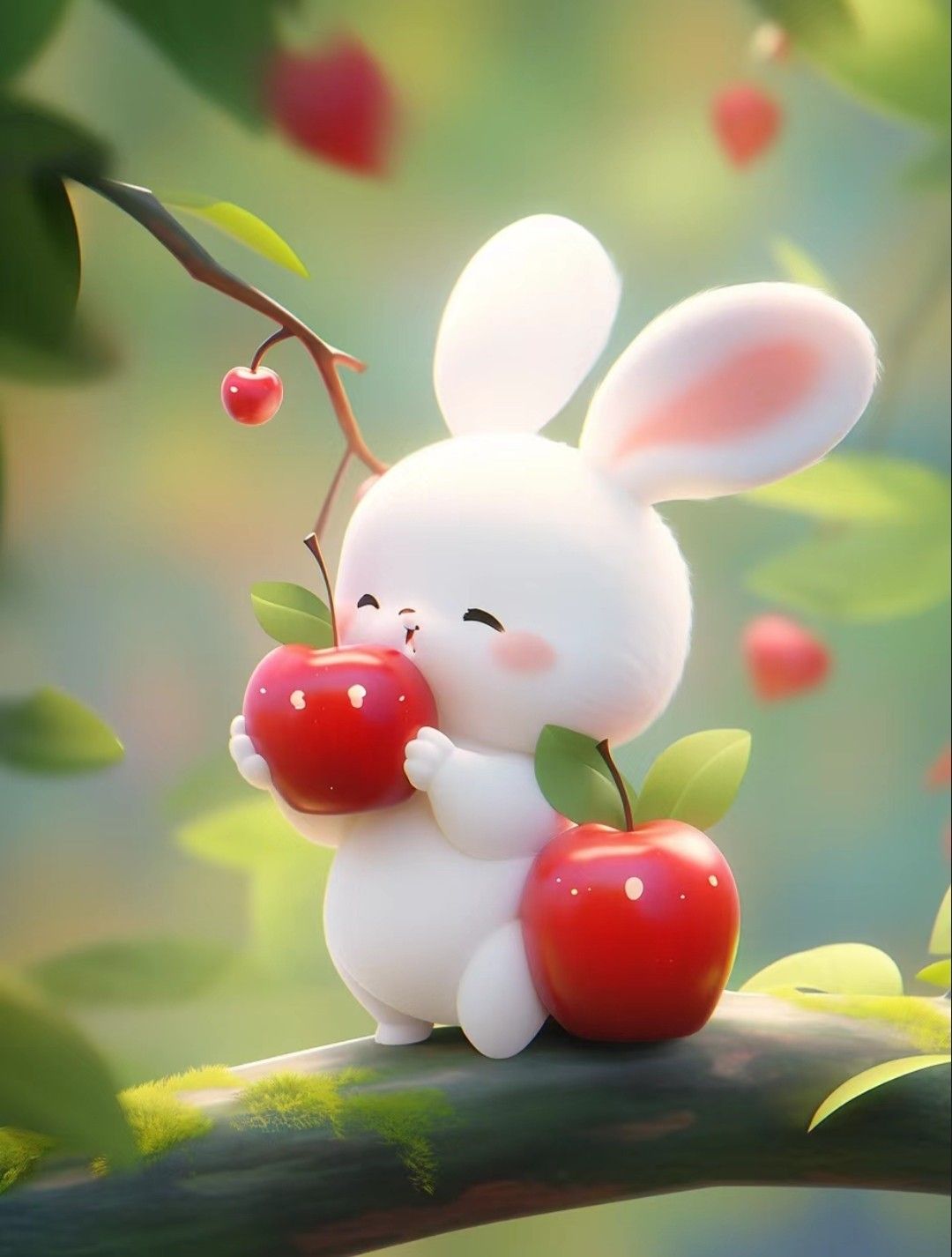 adorable rabbit wallpaper for phones