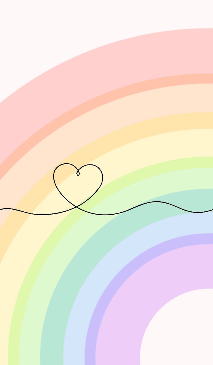 adorable rainbow wallpaper for phones