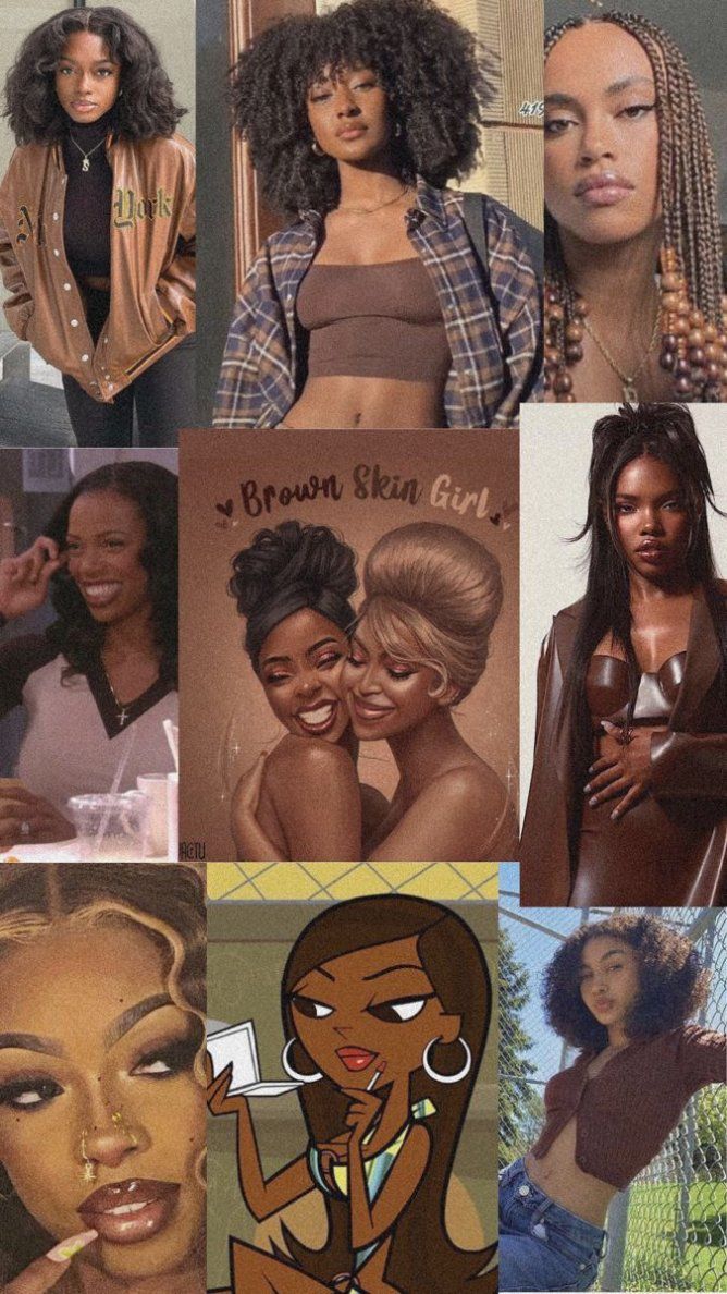 aesthetic black girl wallpapers for young women