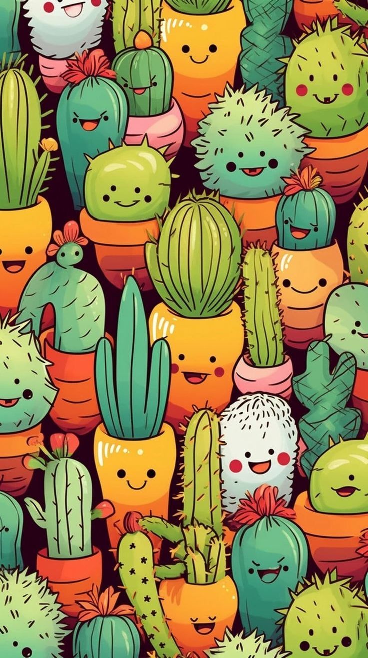 aesthetic cactus backgrounds