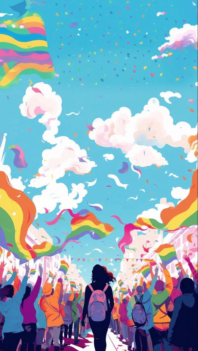 aesthetic cute LGBTQ wallpapers for desktops