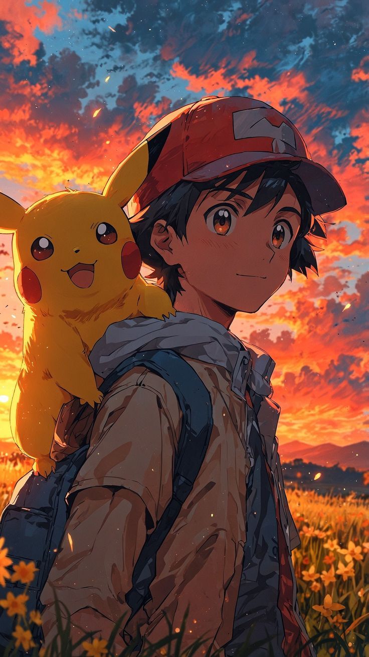 aesthetic cute Pikachu phone wallpaper.