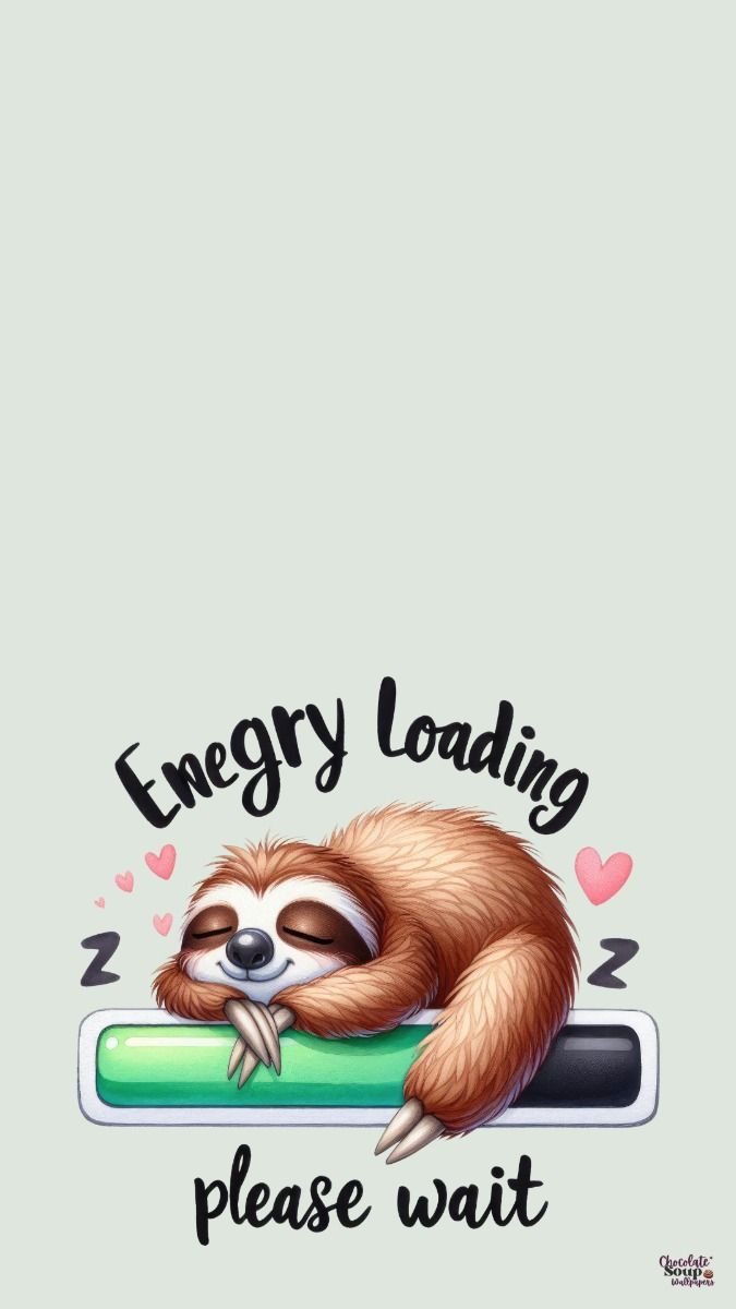 aesthetic cute sloth wall art