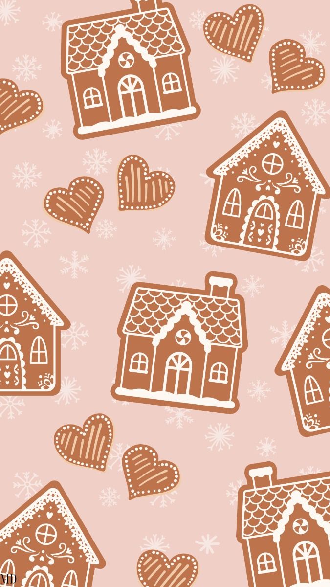 aesthetic gingerbread wallpapers for decoration.