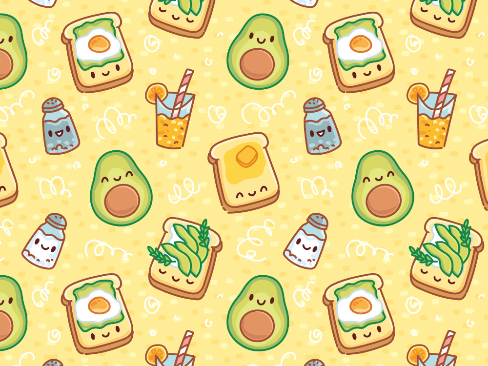 charming cute avocado wallpapers for teens.