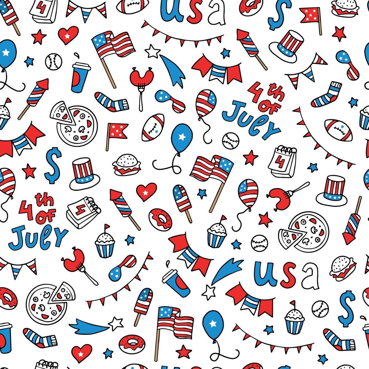 charming Fourth of July themed wallpapers