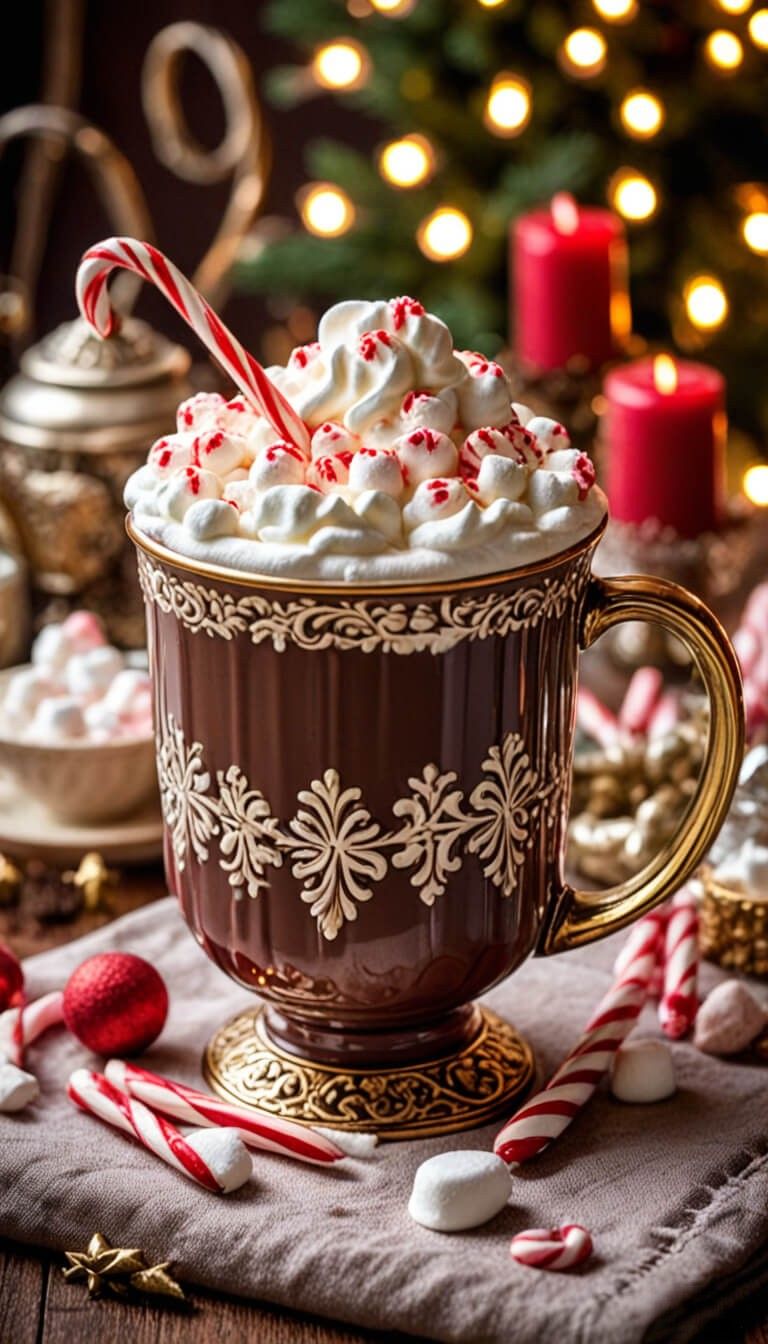 charming hot chocolate wallpaper collection.