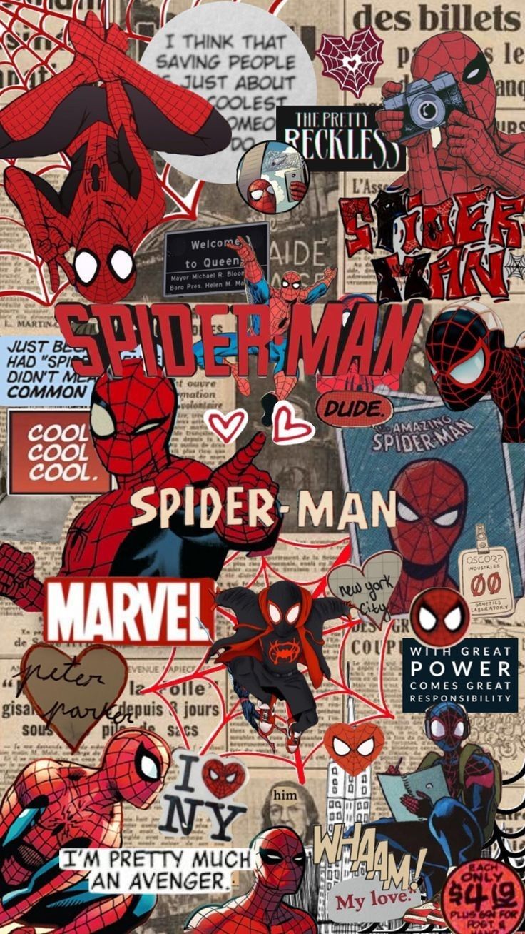 charming Spiderman wallpapers for young adults.