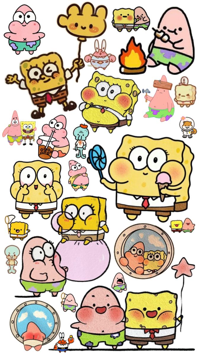 charming Spongebob art wallpapers