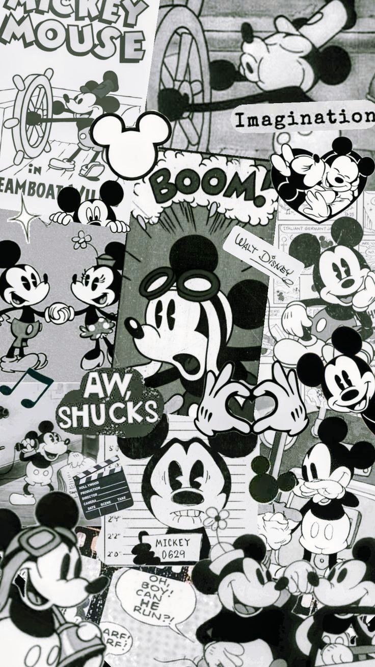 colorful cute Mickey Mouse wallpaper collection