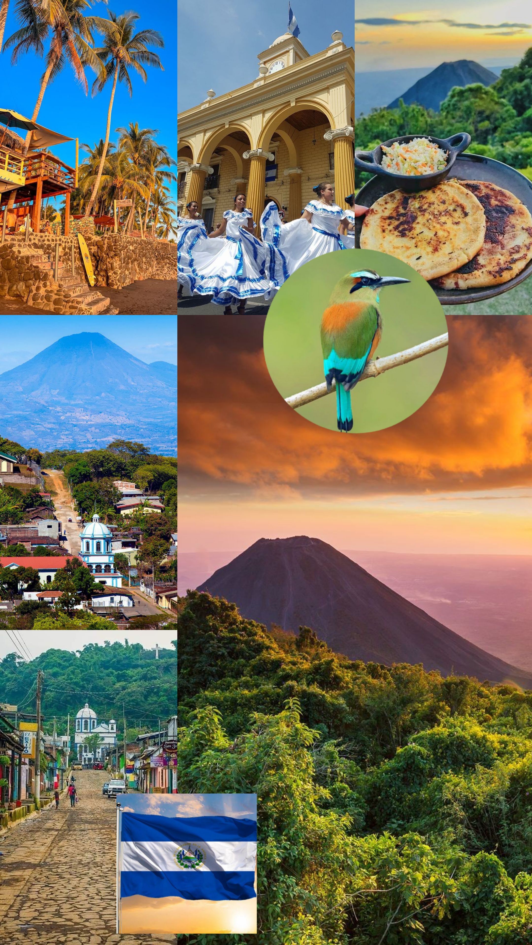 colorful cute wallpapers of El Salvador