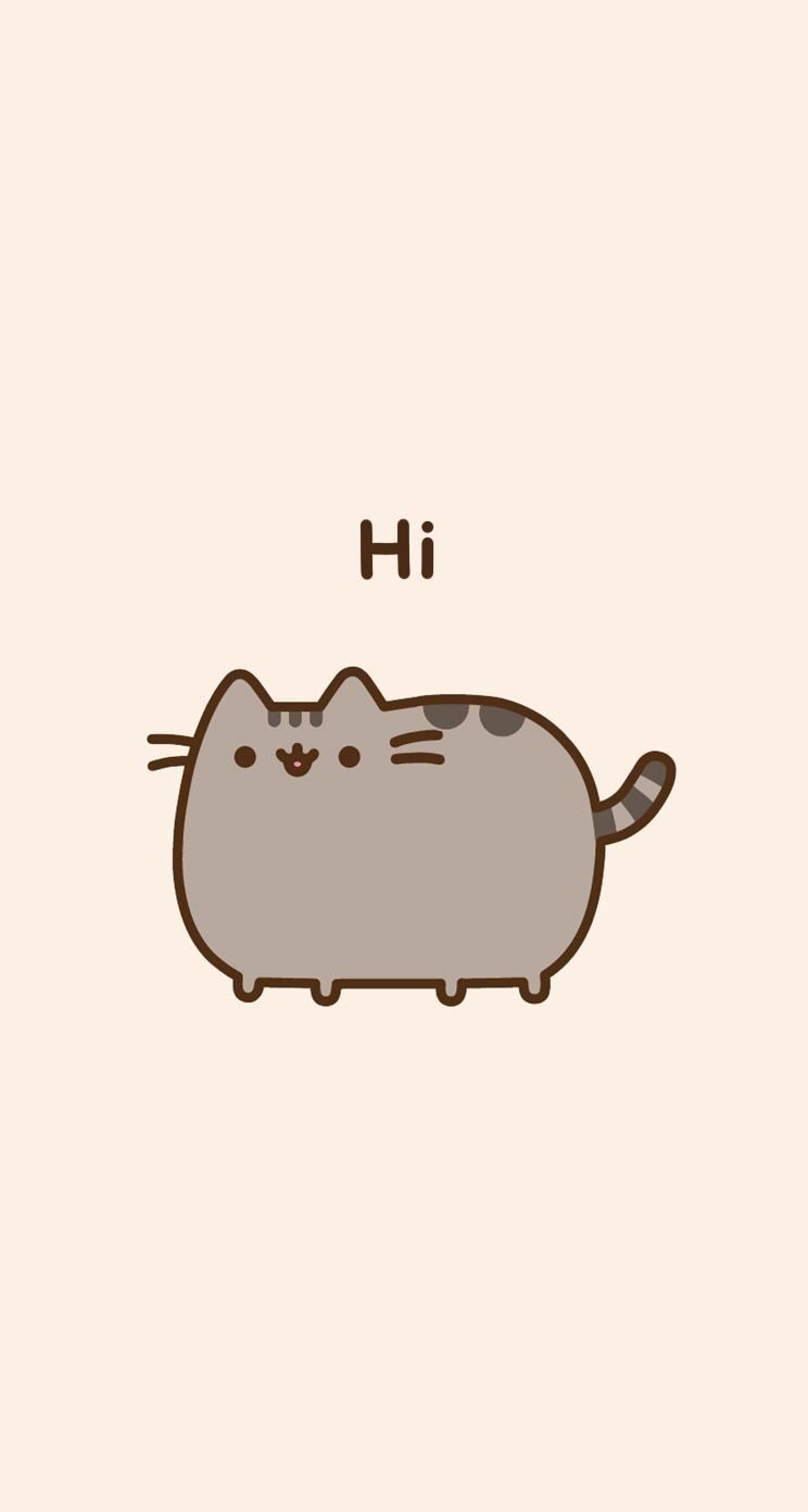 colorful Pusheen themed wallpapers