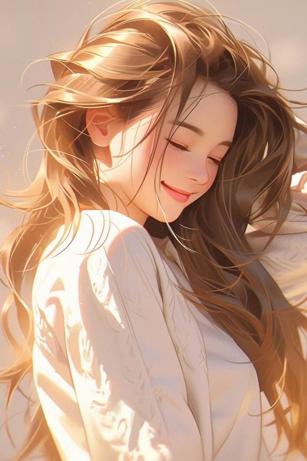 creative cute lady wallpaper styles.