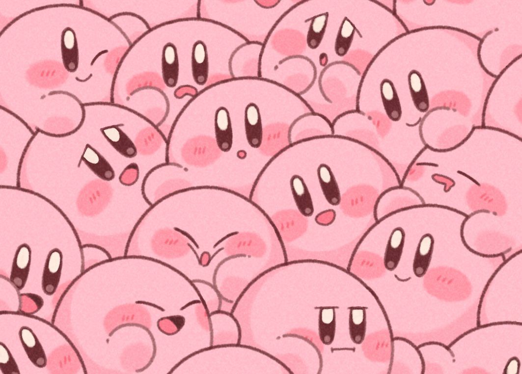 custom cute Kirby wallpaper