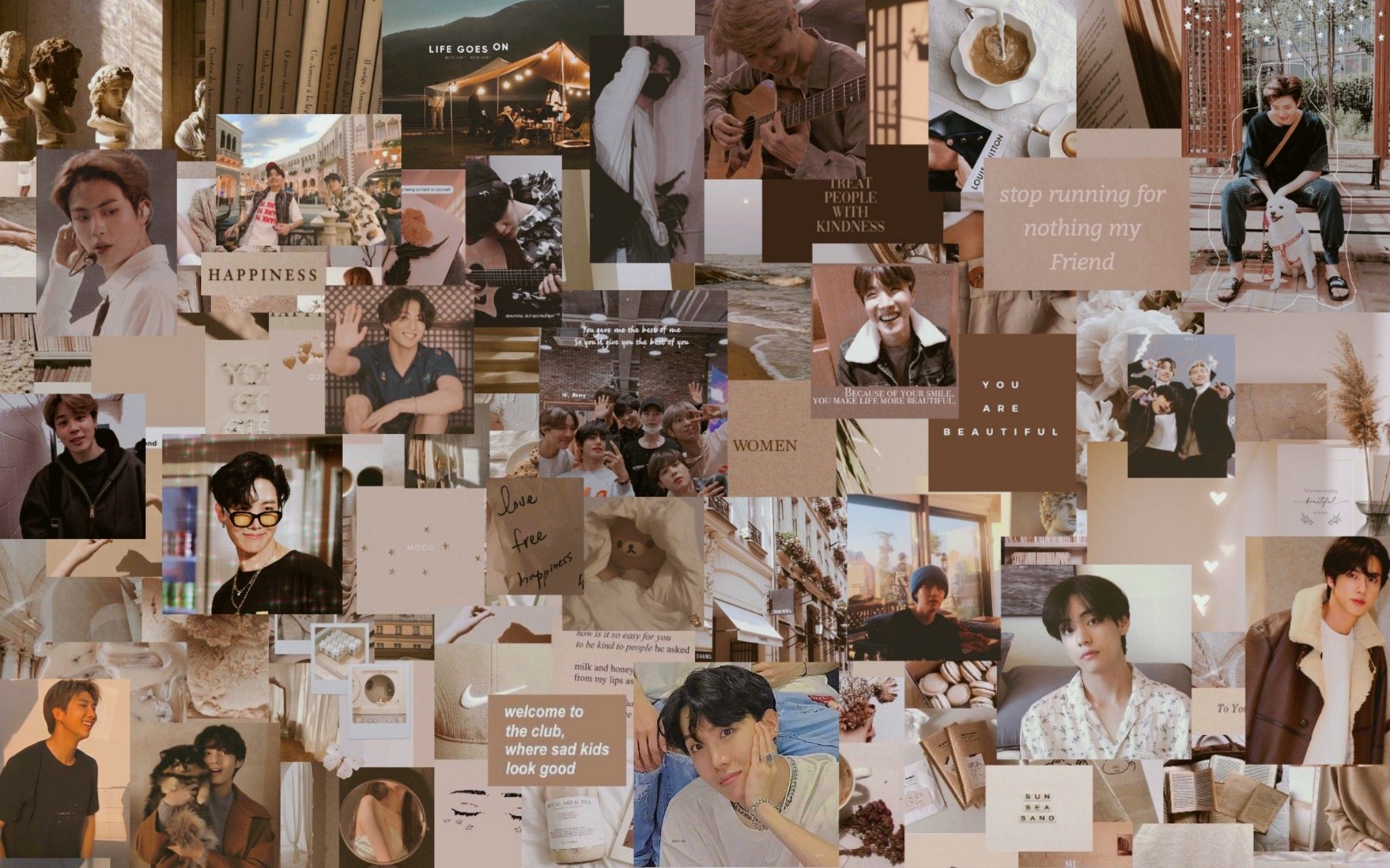 cute aesthetic wallpapers brown 0071