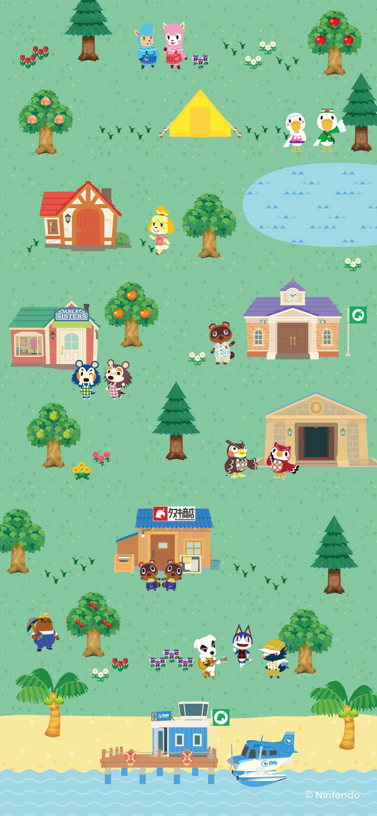 cute animal crossing wallpapers 0029