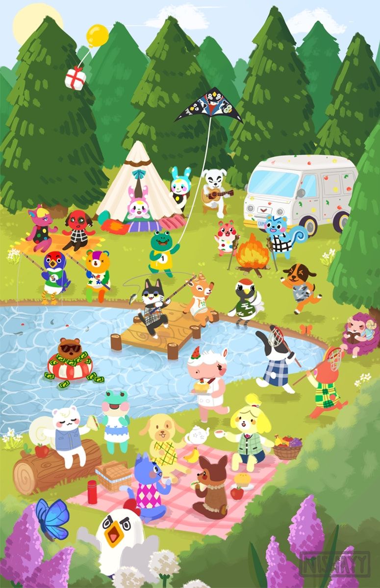 cute animal crossing wallpapers 0087