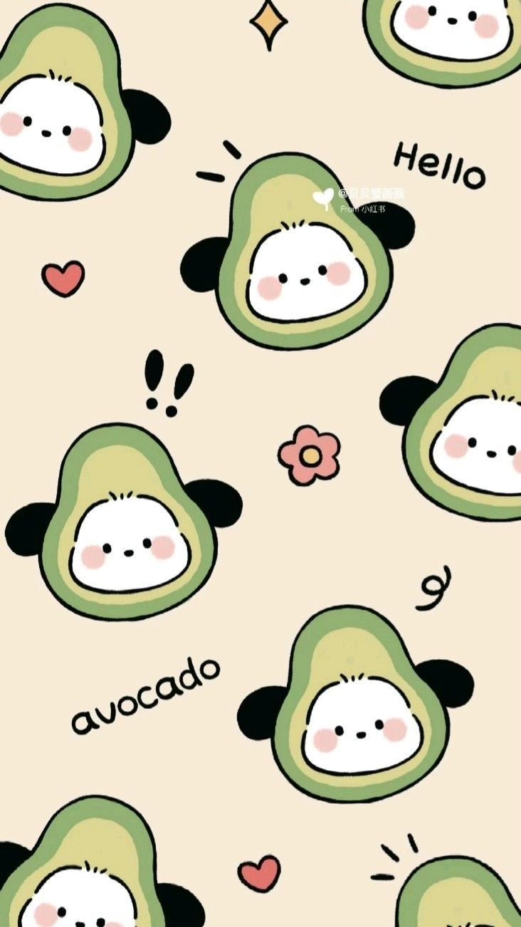 cute avocado wallpapers 0038