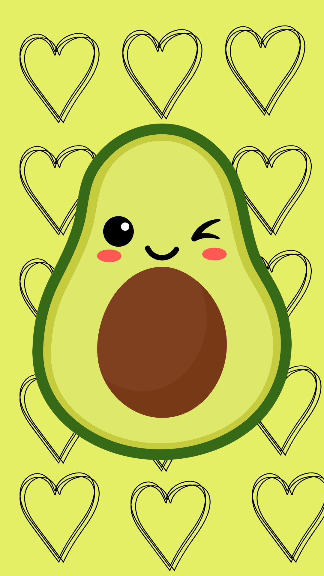 cute avocado wallpapers 0040