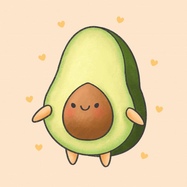 cute avocado wallpapers 0068