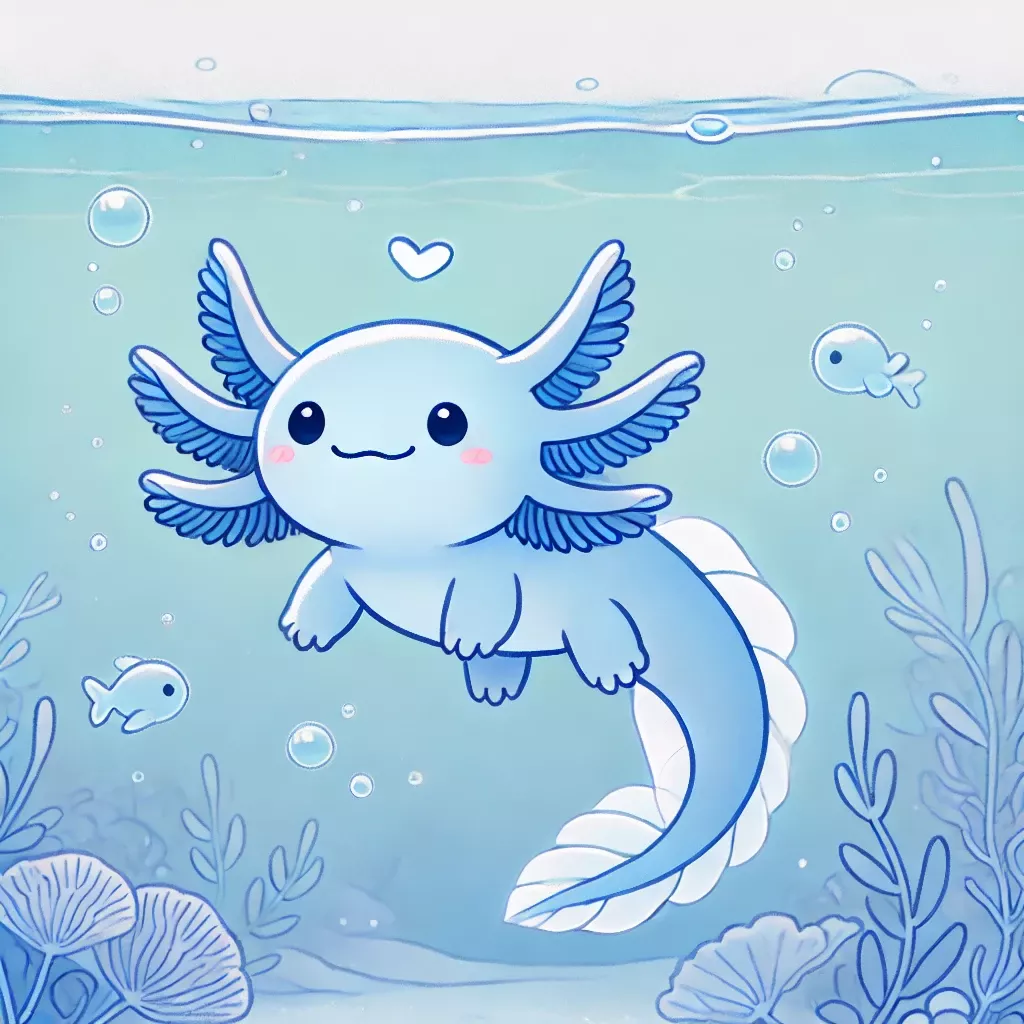 cute Axolotl wallpapers 0042