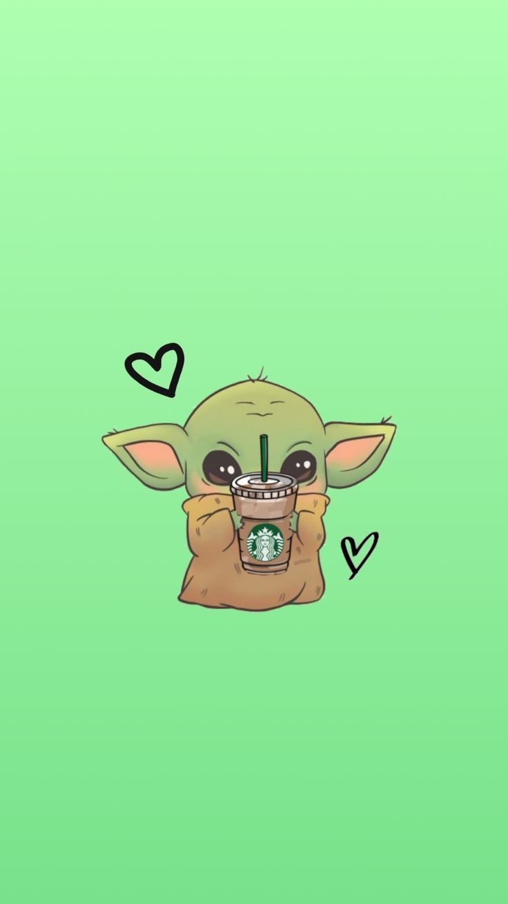 cute Baby Yoda art wallpapers