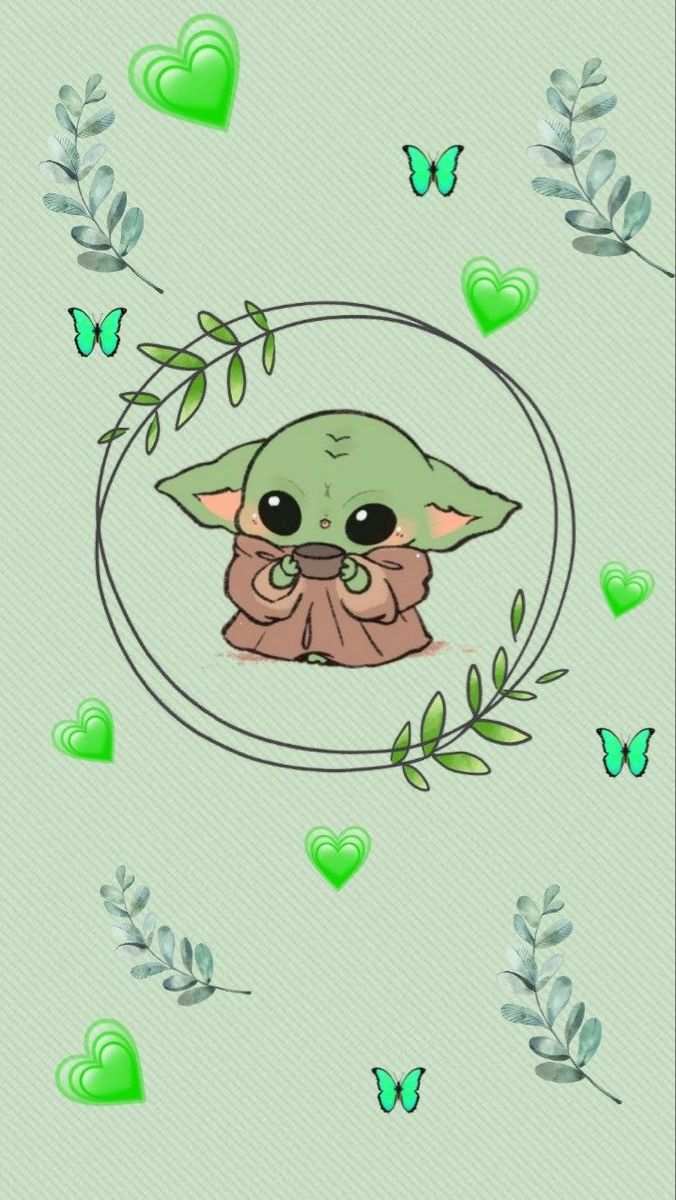 cute Baby Yoda wallpapers 0014