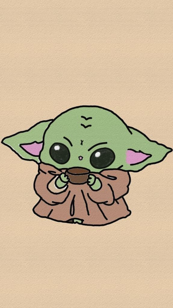 cute Baby Yoda wallpapers 0035