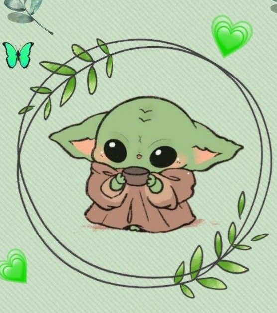 cute Baby Yoda wallpapers 0044