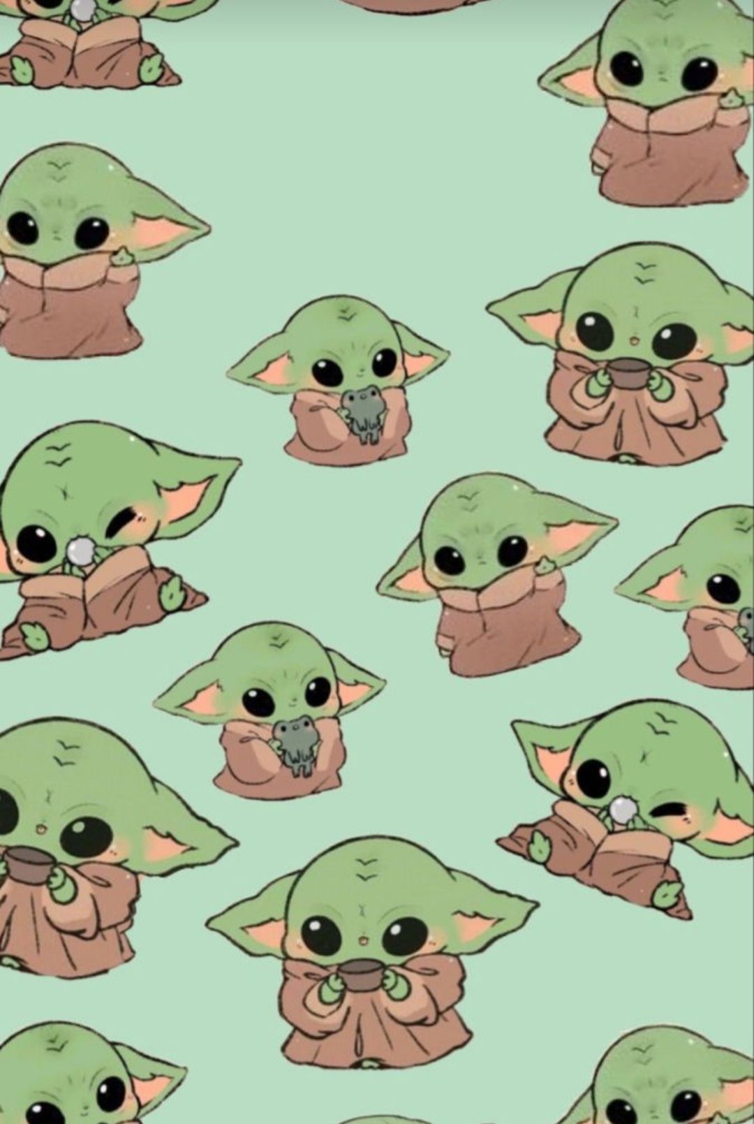 cute Baby Yoda wallpapers 0070