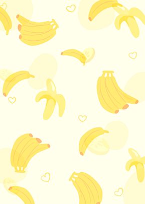 cute banana illustrations for devices