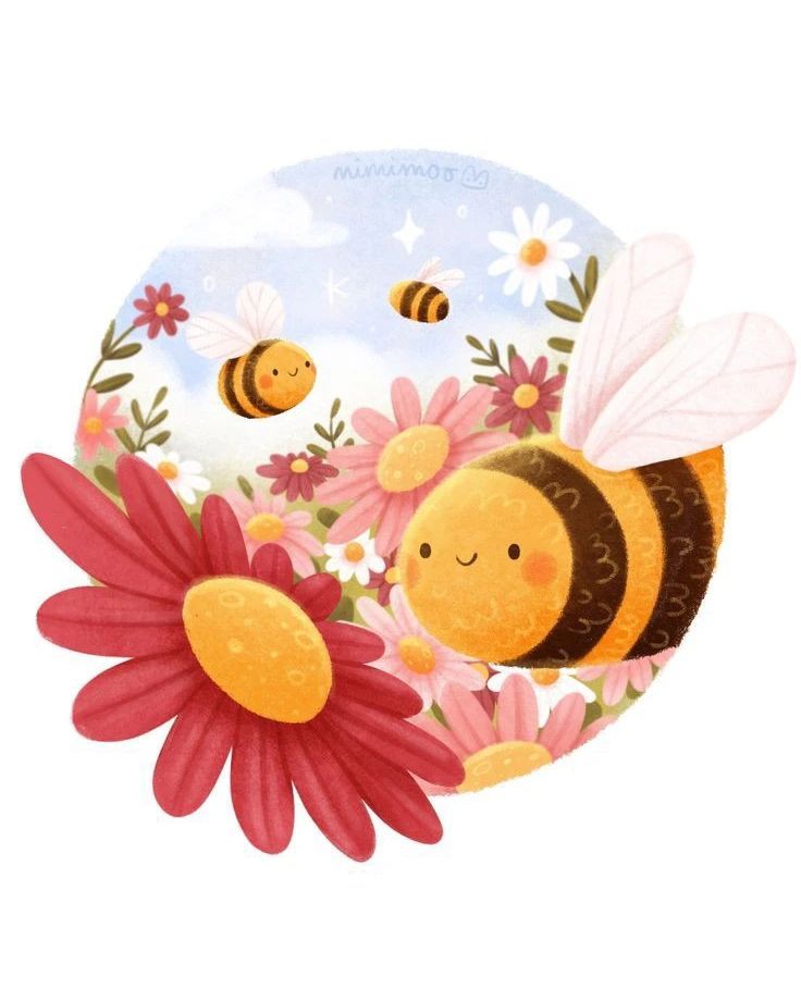 cute bee wallpapers 0044