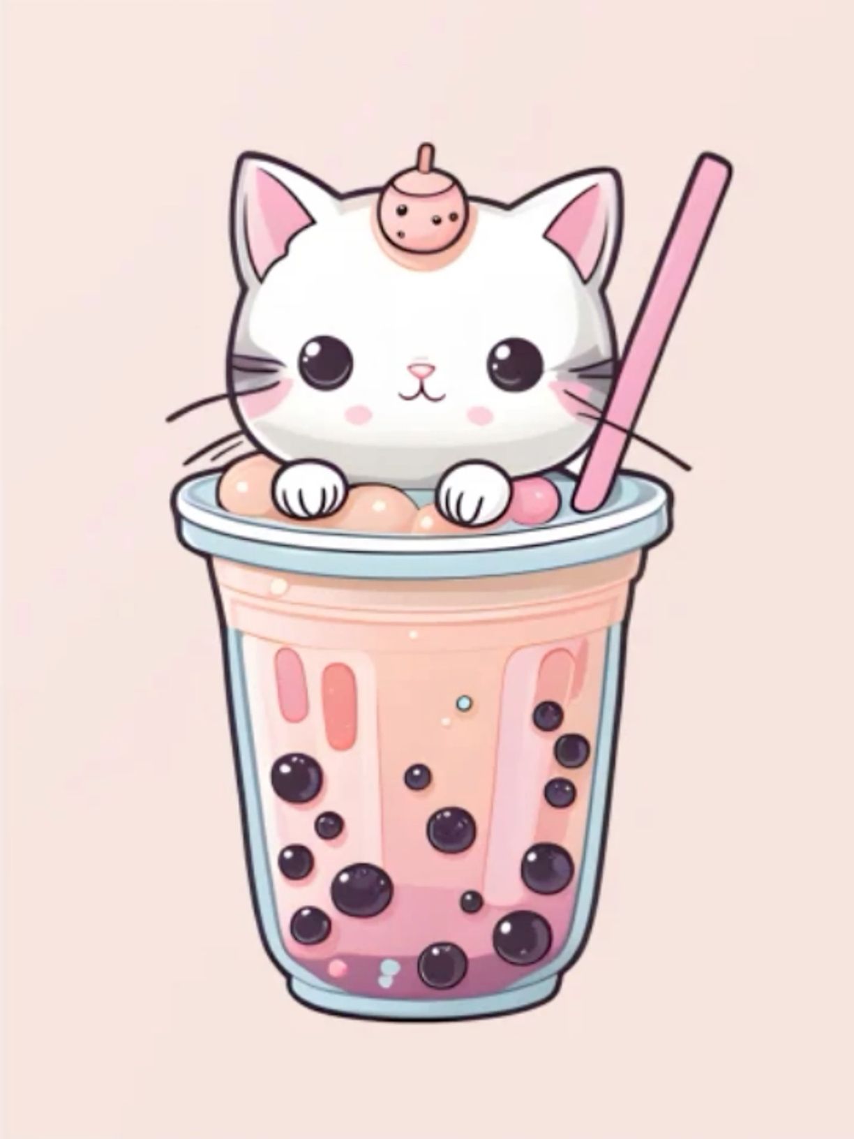 cute boba wallpapers 0075