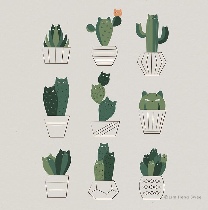 cute cactus wallpapers 0090