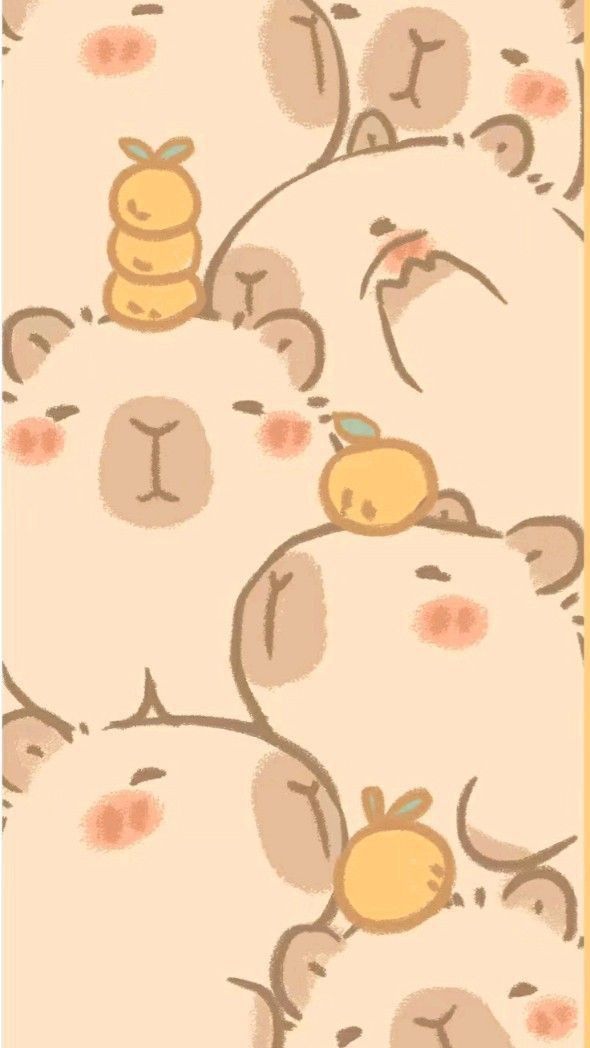 cute capybara wallpapers 0011