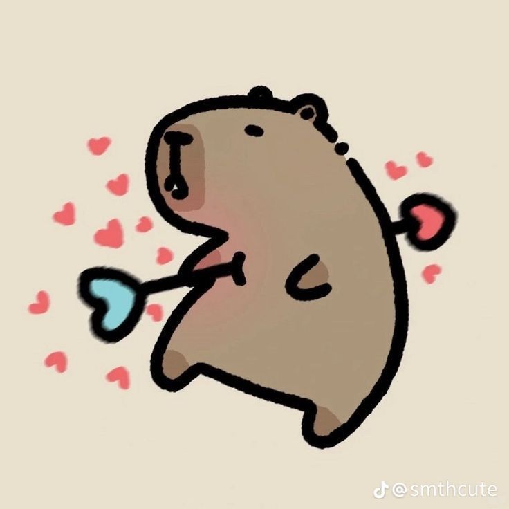 cute capybara wallpapers 0068