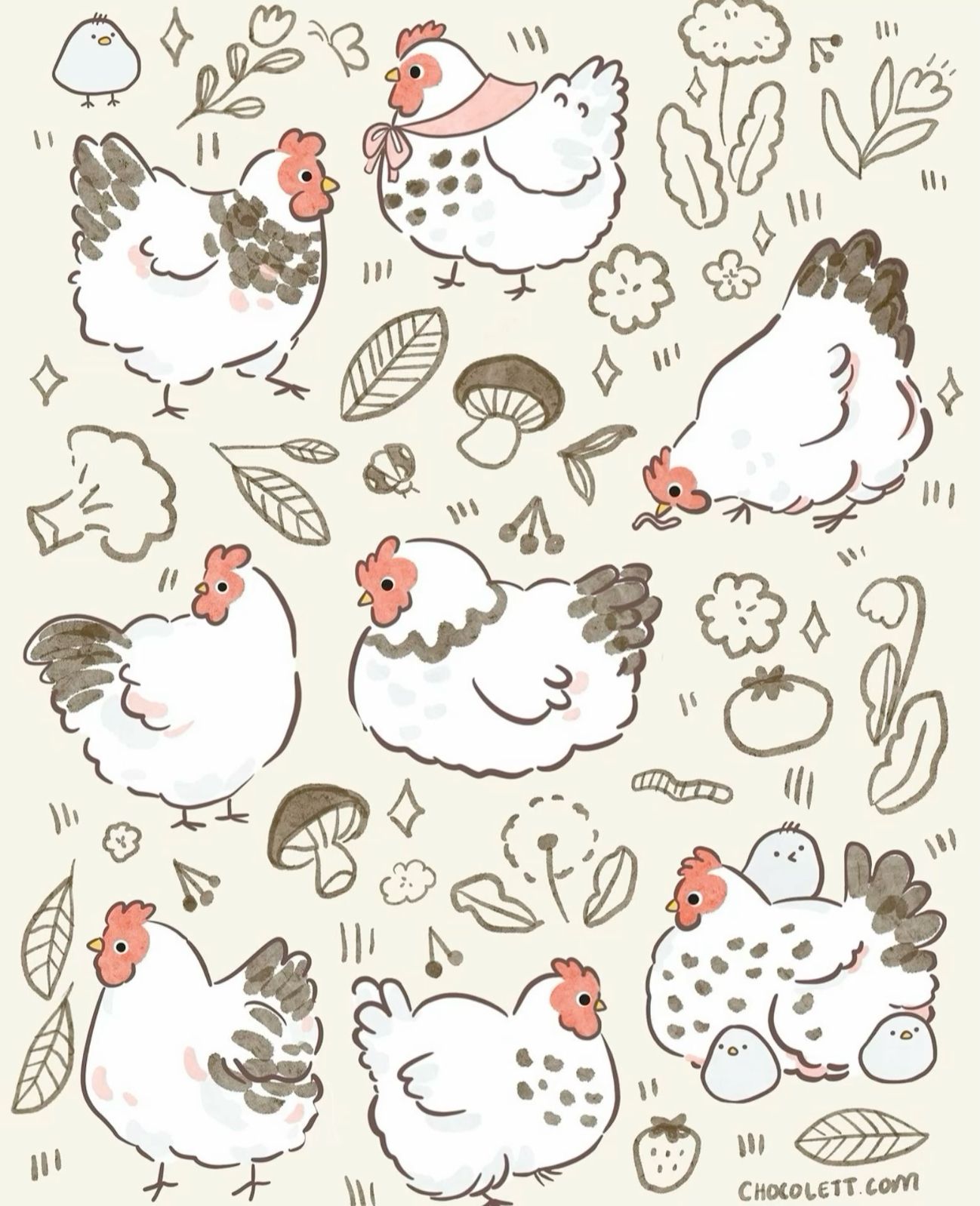 cute chicken wallpapers 0042