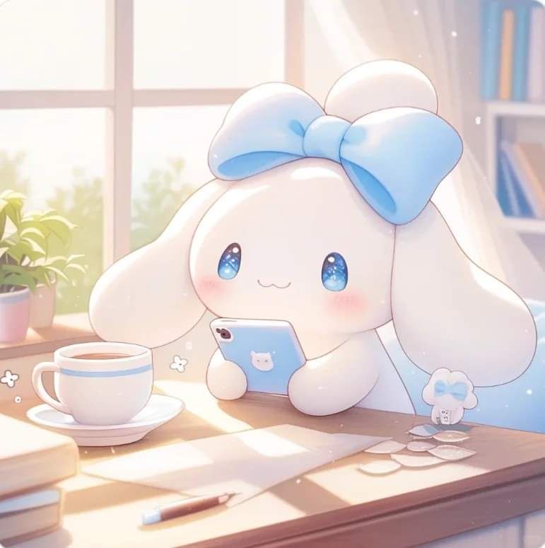 cute Cinnamoroll illustrations for devices