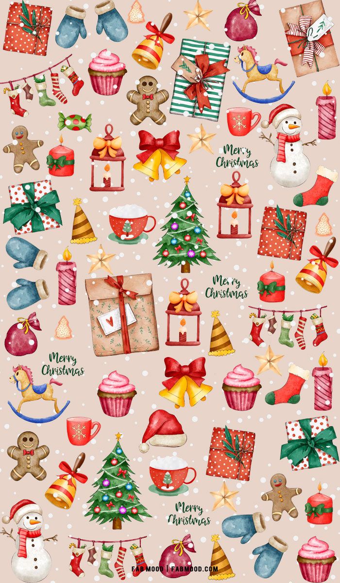 cute cozy Christmas wallpapers 0012