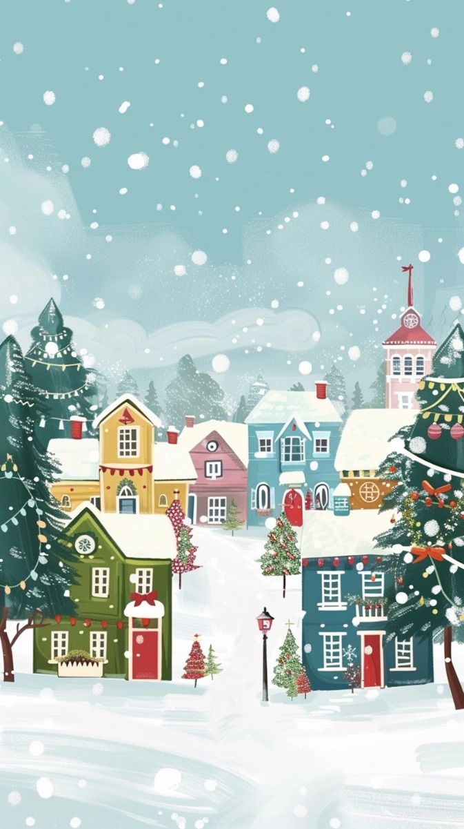 cute cozy Christmas wallpapers 0022