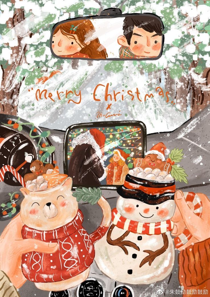 cute cozy Christmas wallpapers 0072