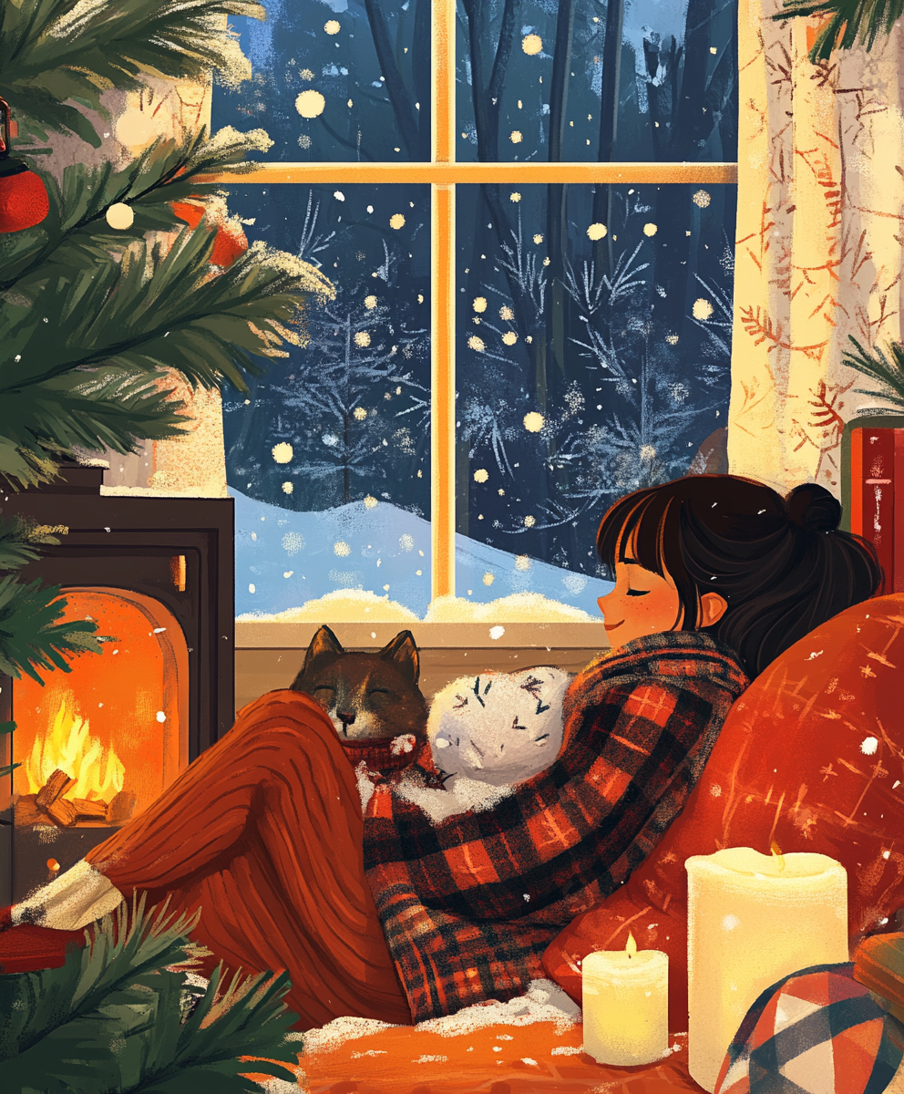 cute cozy Christmas wallpapers 0082