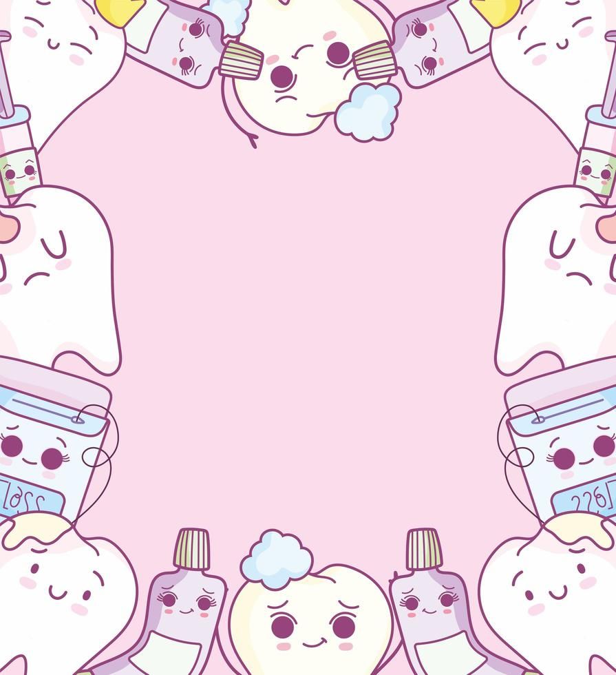 cute dental hygiene wallpaper 0011