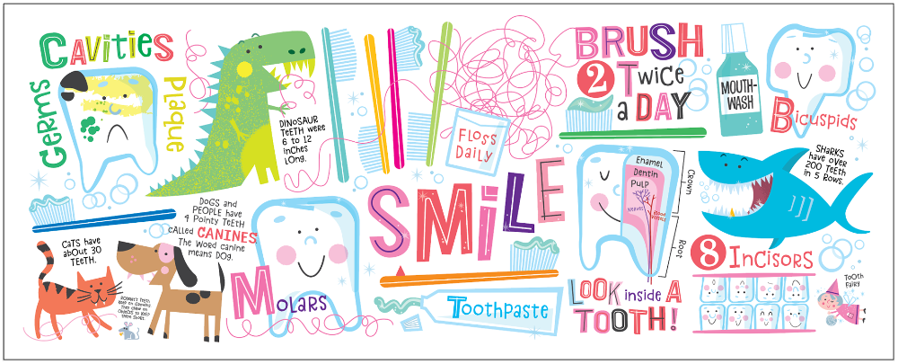 cute dental hygiene wallpaper 0014