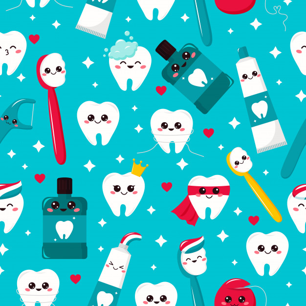 cute dental hygiene wallpaper 0062