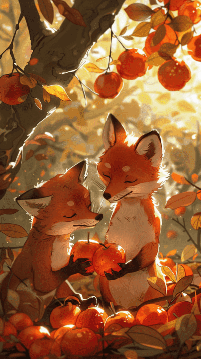 cute fox desktop backgrounds