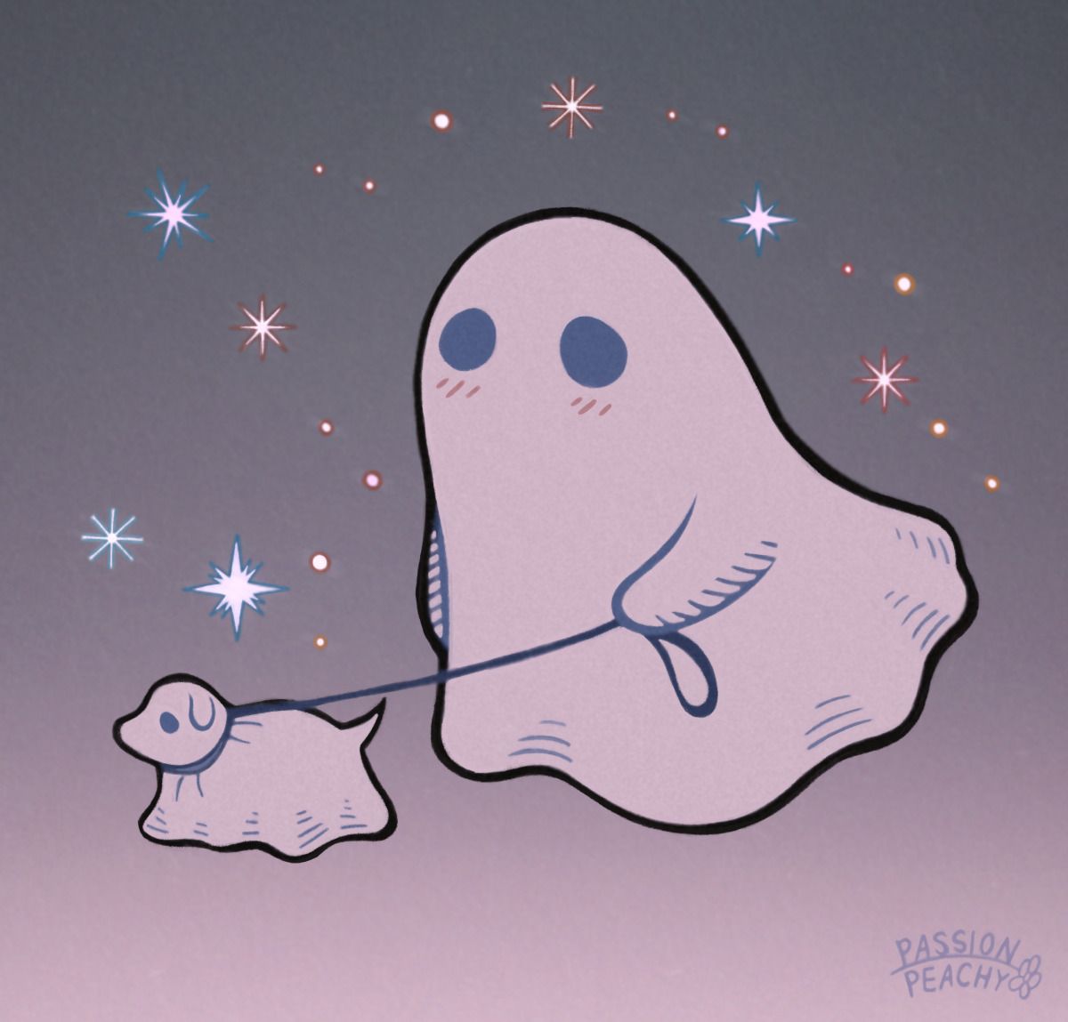 cute ghost wallpapers 0012